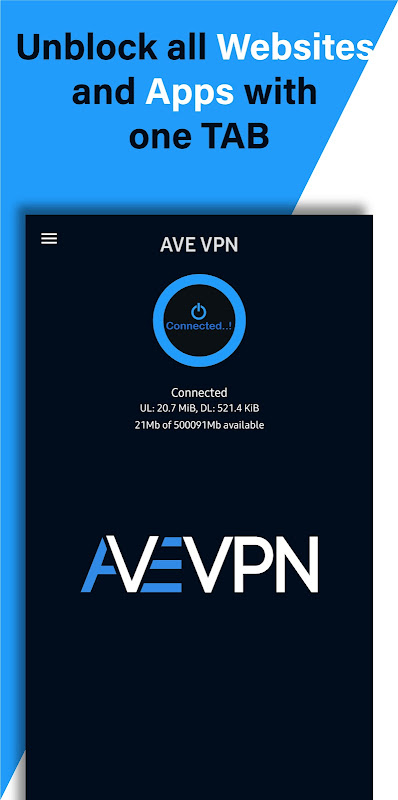 AVE VPN:Low Ping Vpn應用截圖第1張
