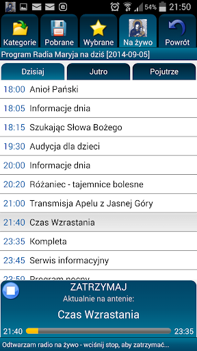 TV Trwam i Radio Maryja Polska Ảnh chụp màn hình 1