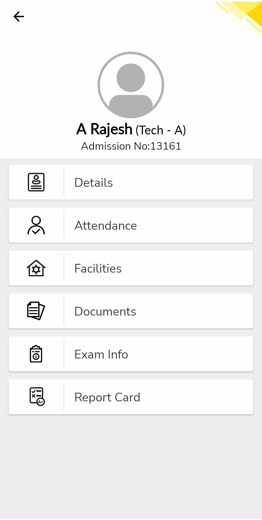 Schermata Gregorian Learning Platform 1