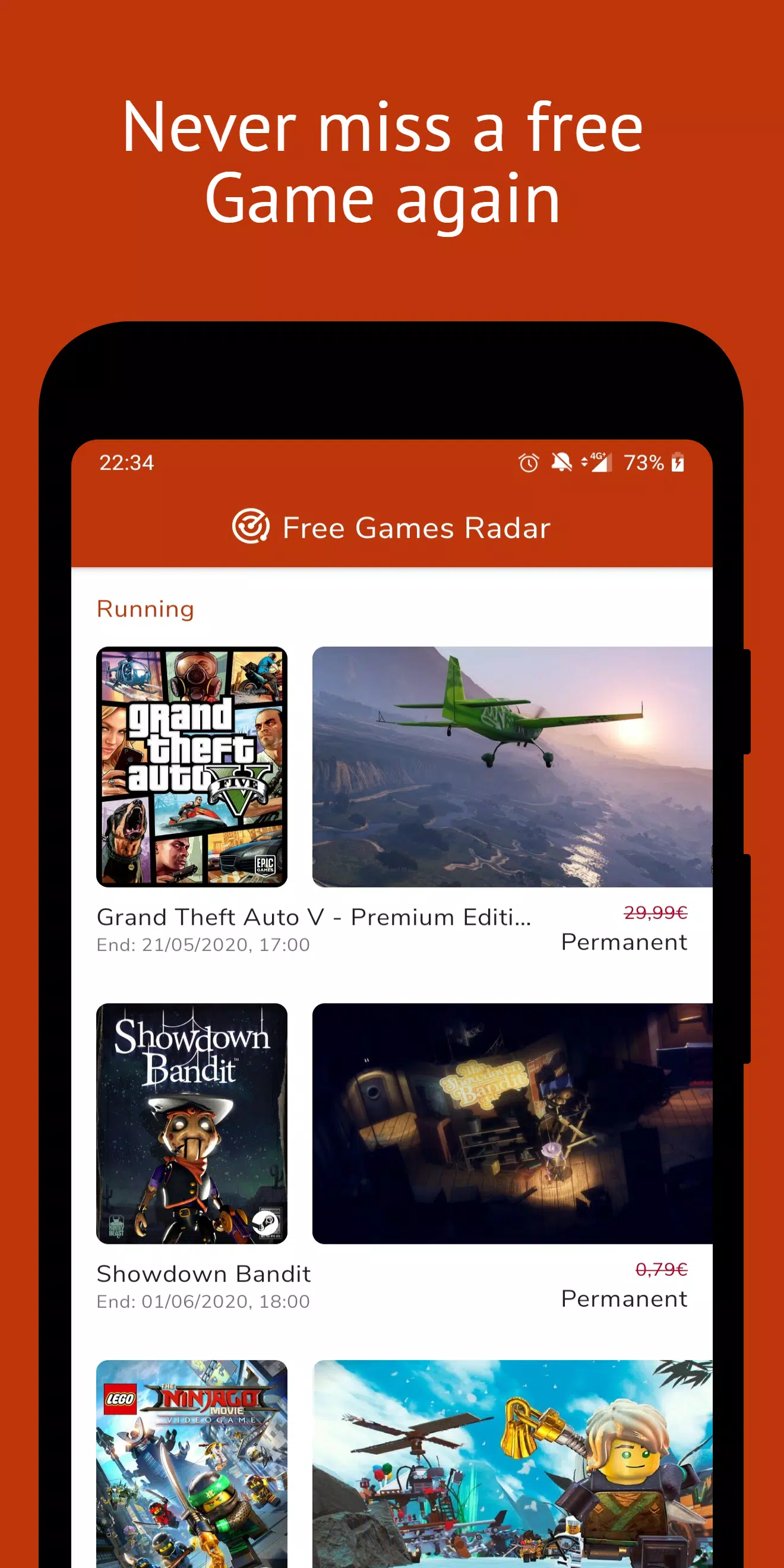 PC Games Radar for Epic Games, ภาพหน้าจอ 0