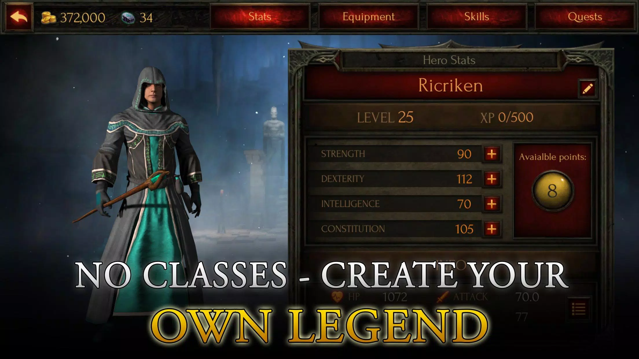 Arcane Quest Legends Offline Capture d'écran 2