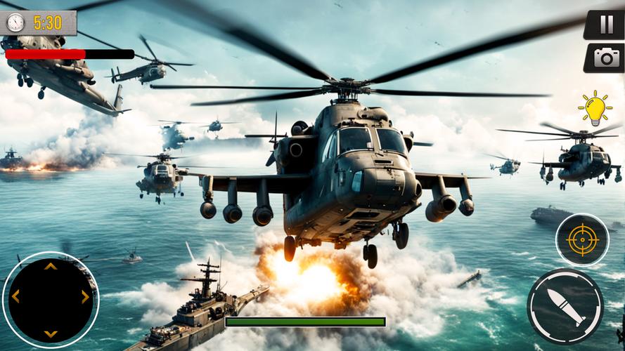 Gunship Battle Offline Game Capture d'écran 0