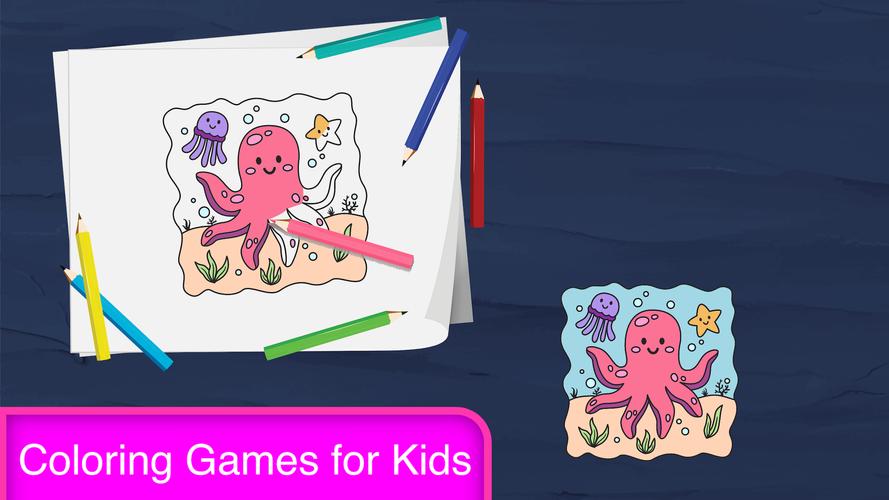 Coloring Games for Kids, Paint应用截图第1张
