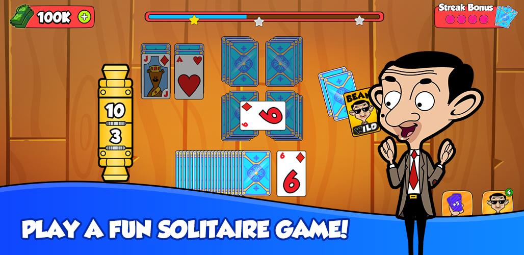Mr Bean - Solitaire Adventure Captura de tela 2
