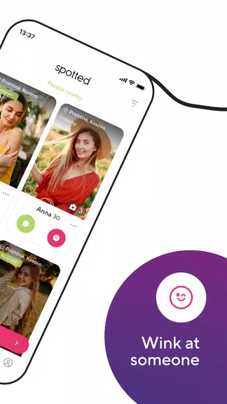 Spotted: App de rencontre Capture d'écran 1