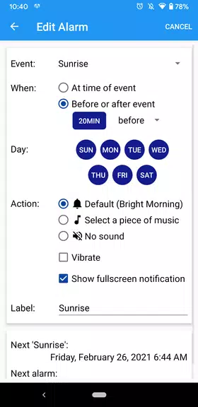 Sun Alarm应用截图第1张
