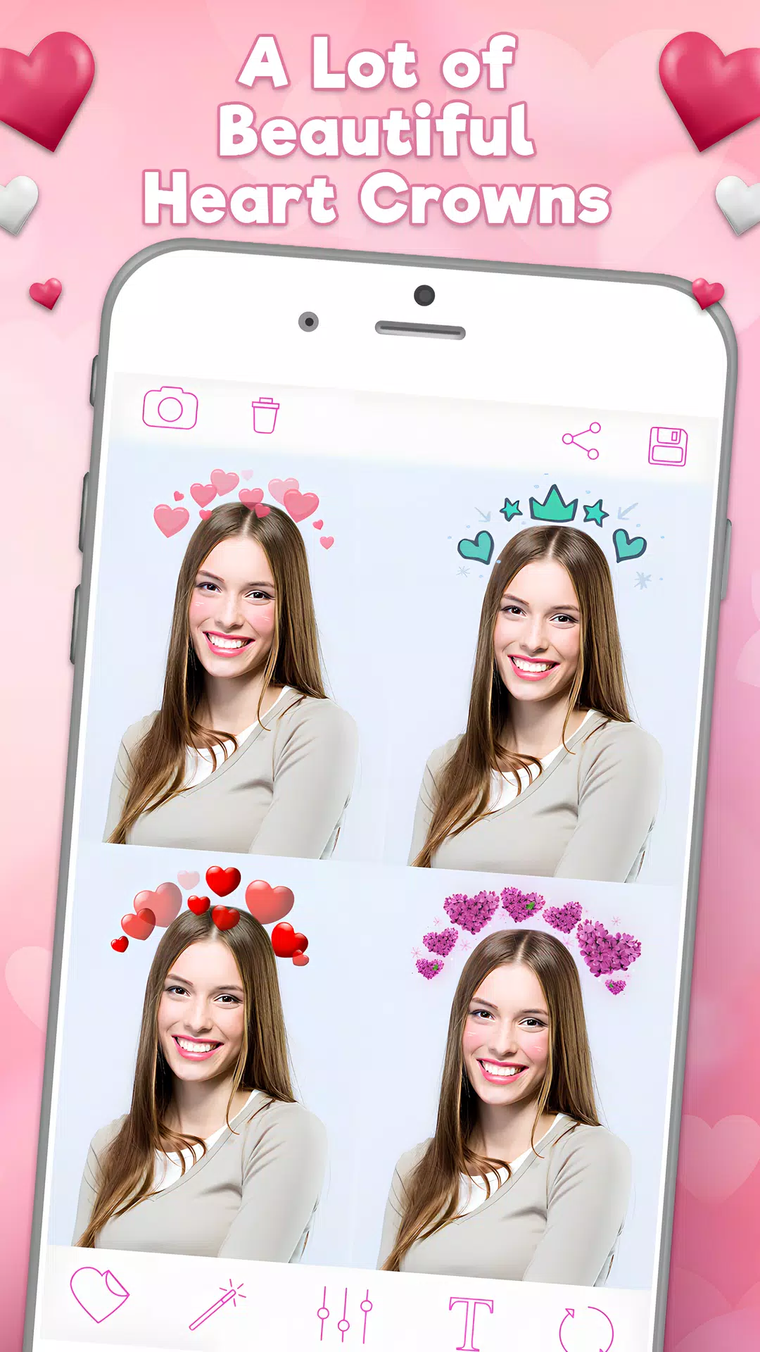 Heart Emoji & Photo Stickers Zrzut ekranu 1