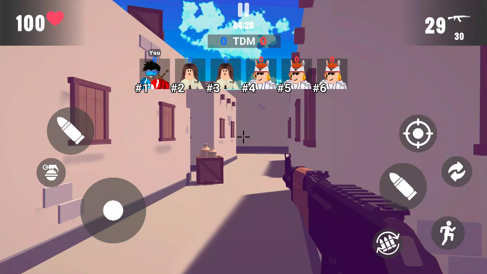 Gunfight Arena: Obby Shooter ဖန်သားပြင်ဓာတ်ပုံ 1