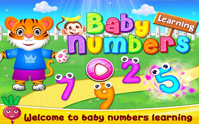 Baby Numbers Learning Game Capture d'écran 0