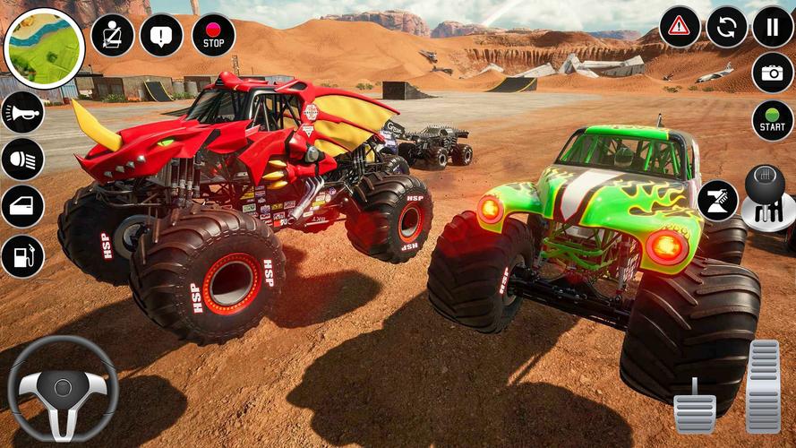 Extreme Monster Truck Game 3D Capture d'écran 3