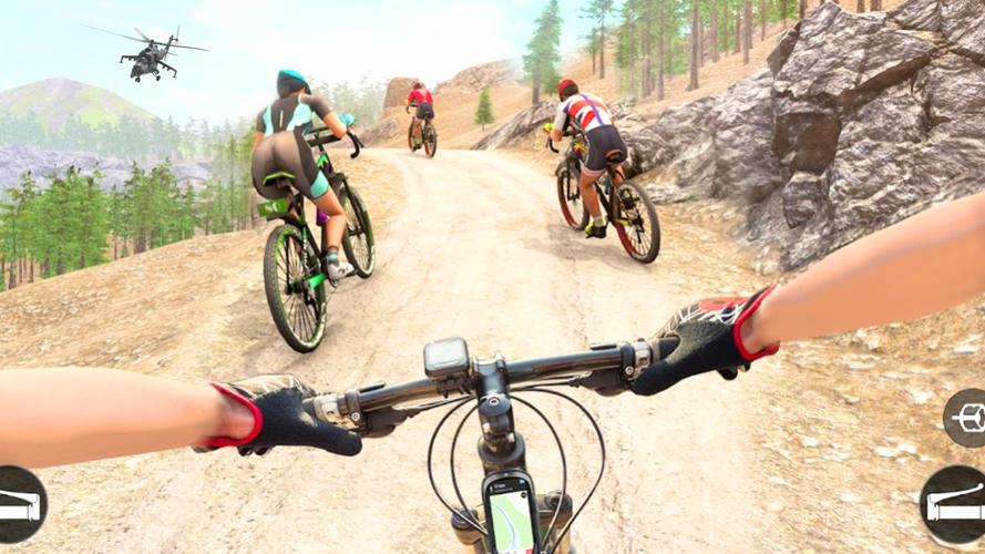 BMX Offroad Racing-Cycle Games Captura de pantalla 0