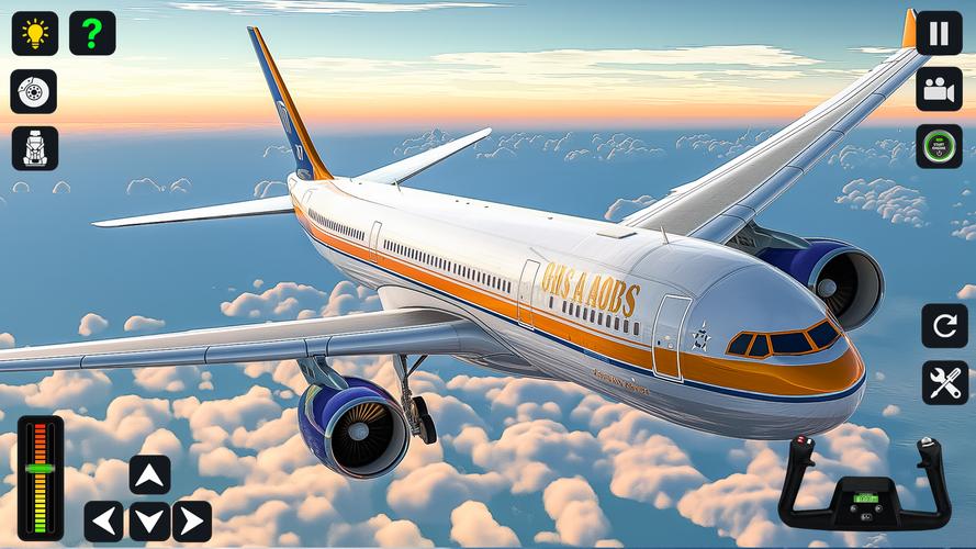 Airplane Simulator 3D Offline应用截图第0张