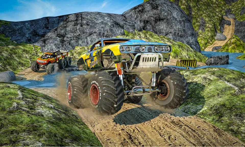 Schermata Monster 4x4 Offroad Jeep Stunt Racing 2019 1