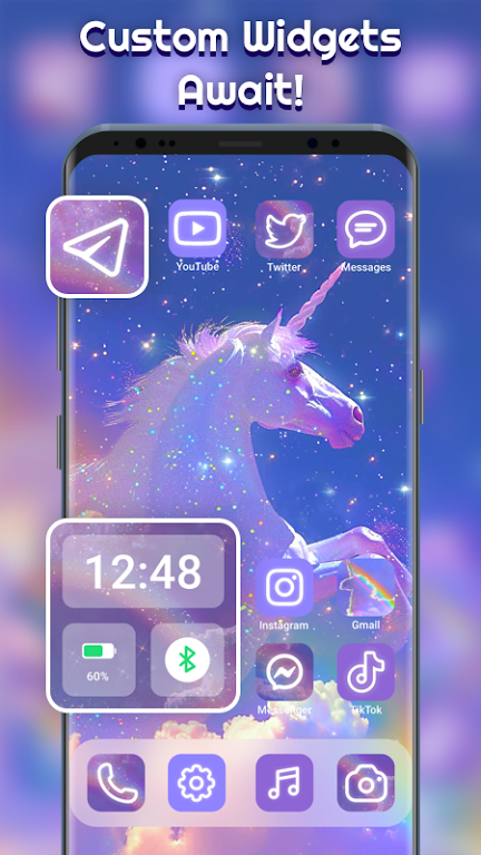 Themepack – App Icons, Widgets Mod ဖန်သားပြင်ဓာတ်ပုံ 2