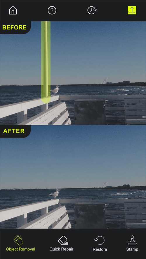 Photo Retouch-Remover objetos  Captura de tela 0