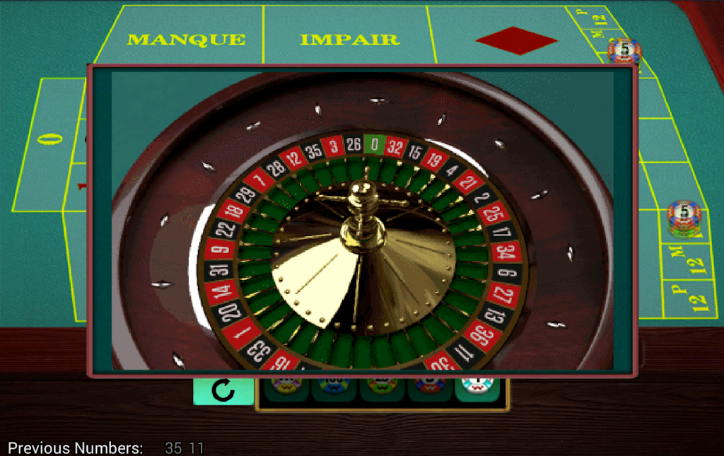 French Roulette Simulator स्क्रीनशॉट 1