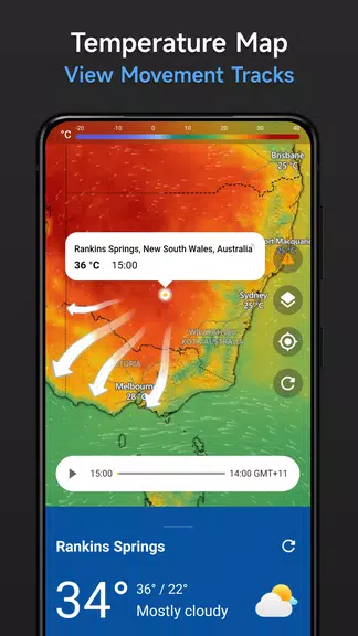 Schermata Live Weather & Radar Map 2