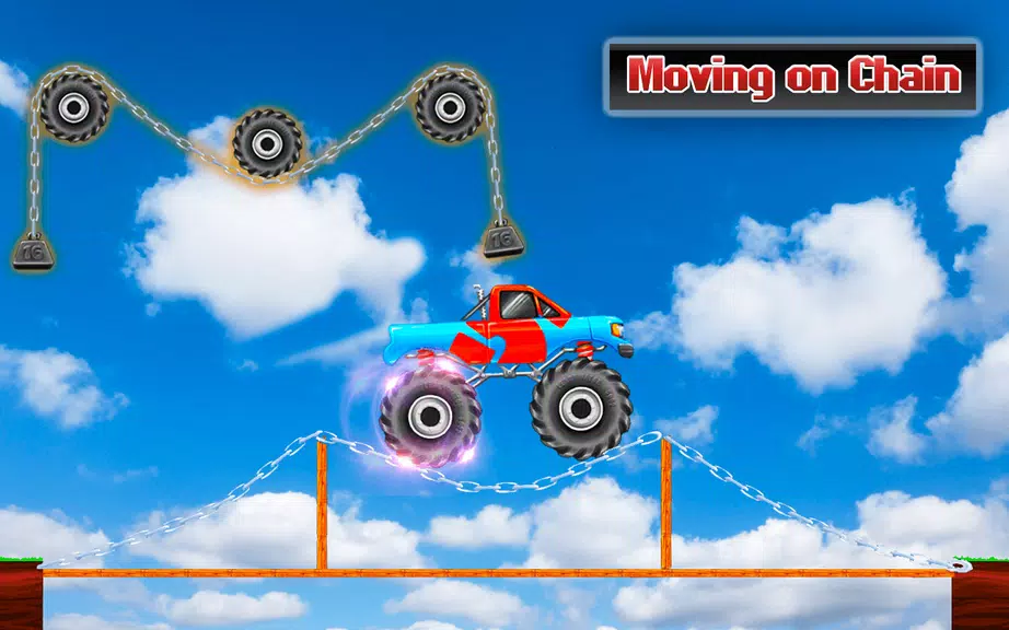 Rope Bridge Racer Car Game Captura de tela 1