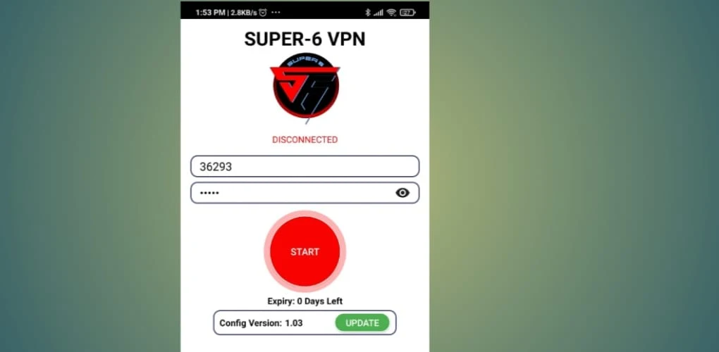 SUPER 6 VPN Screenshot 0