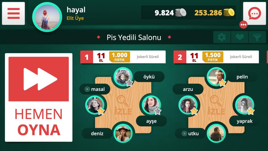 Pis Yedili Online Screenshot 3