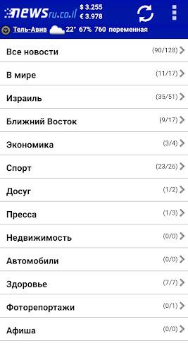 Schermata Newsru.co.il - Новости Израиля 0