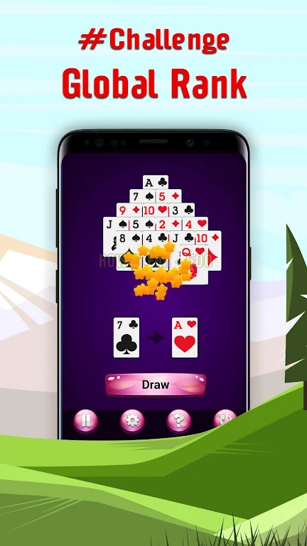 Pyramid - Classic Solitaire Captura de pantalla 1