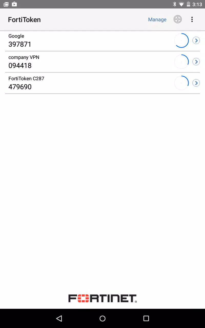 FortiToken Mobile ภาพหน้าจอ 2