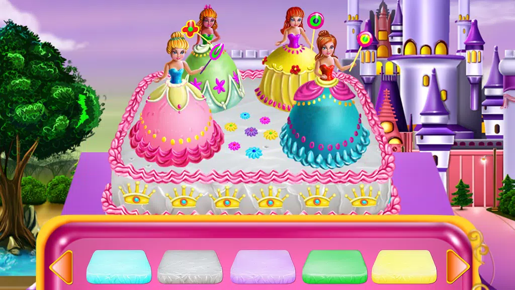 Princesses Cake Cooking Screenshot 2