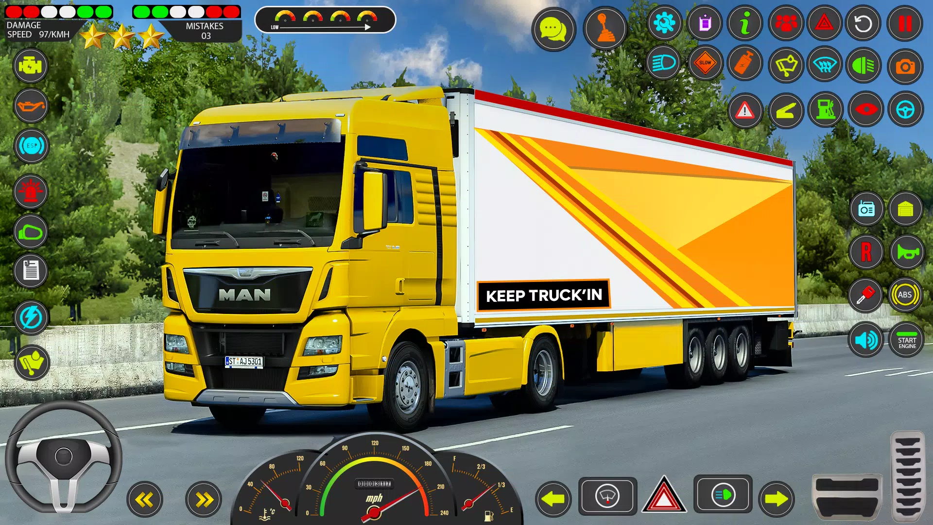 Euro Truck Games Sim 3d Captura de pantalla 0