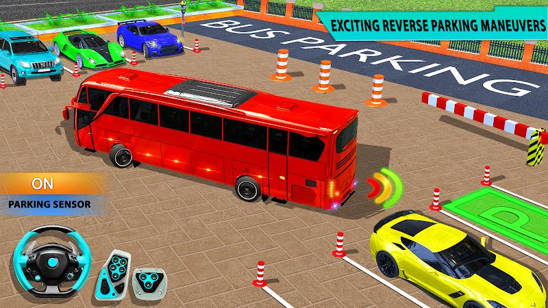 Schermata City School Bus Driving Sim 3D 3