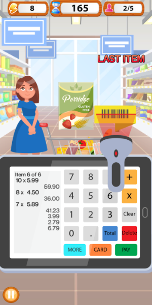 Supermarket Cashier Simulator Mod ဖန်သားပြင်ဓာတ်ပုံ 0