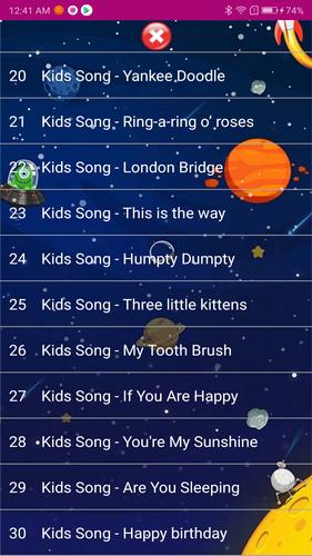 Kids Song Captura de pantalla 2