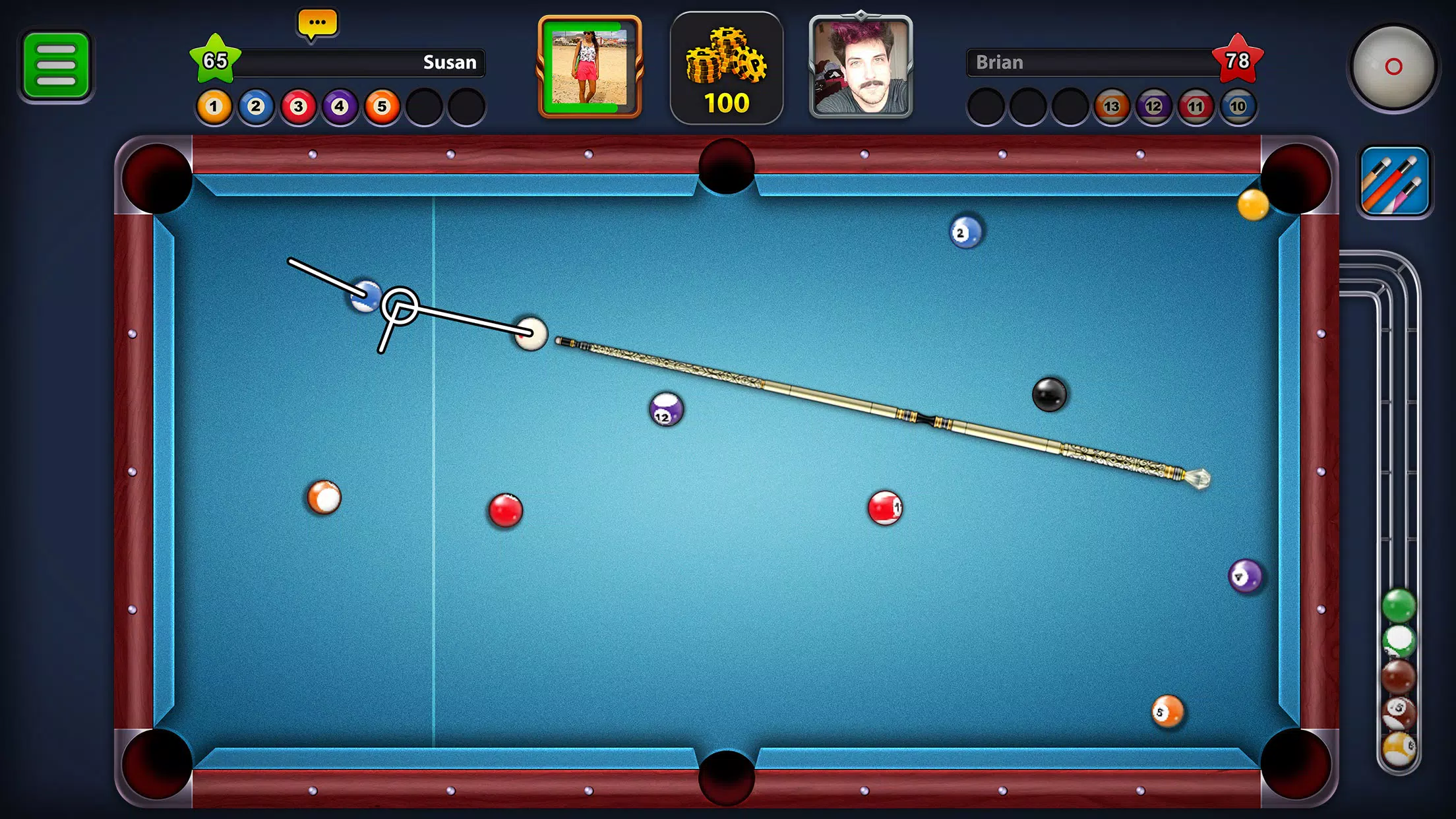 Billiards Game: 8 Ball Pool應用截圖第2張