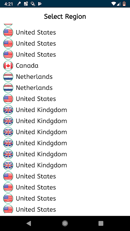 Delta VPN : Secure VPN Proxy : VPN UK, IRAN, USA Zrzut ekranu 1