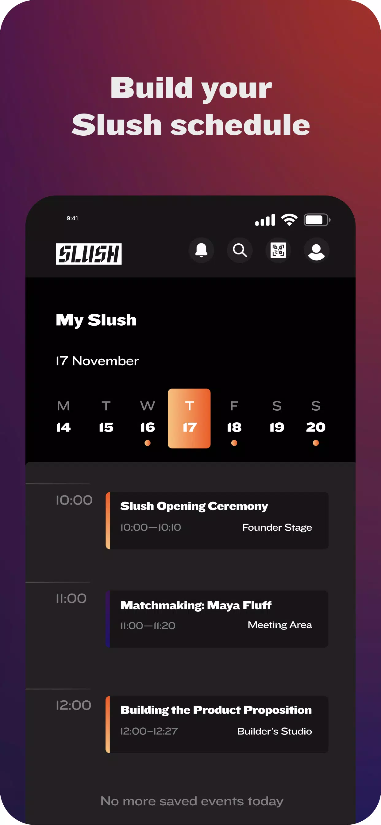 Slush App Screenshot 0