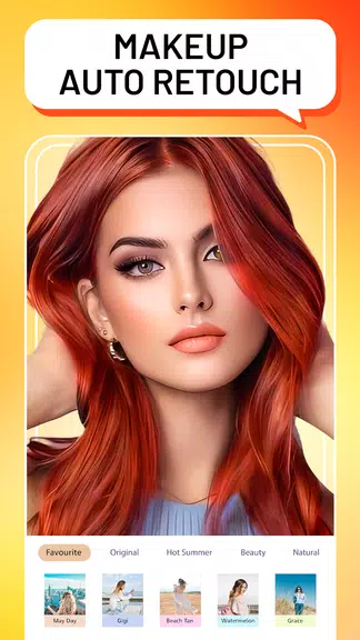 YuFace: Makeup Editor De Fotos Captura de tela 0