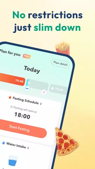 Litely: Fasting Plan & Tracker Capture d'écran 1