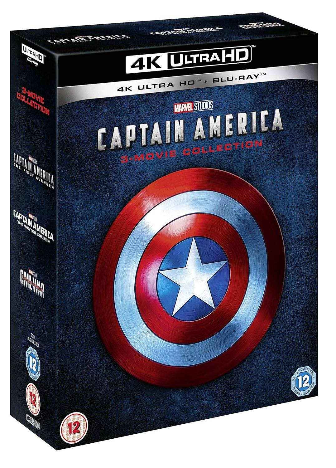 Captain America Trilogy [4K UHD + Blu-ray]