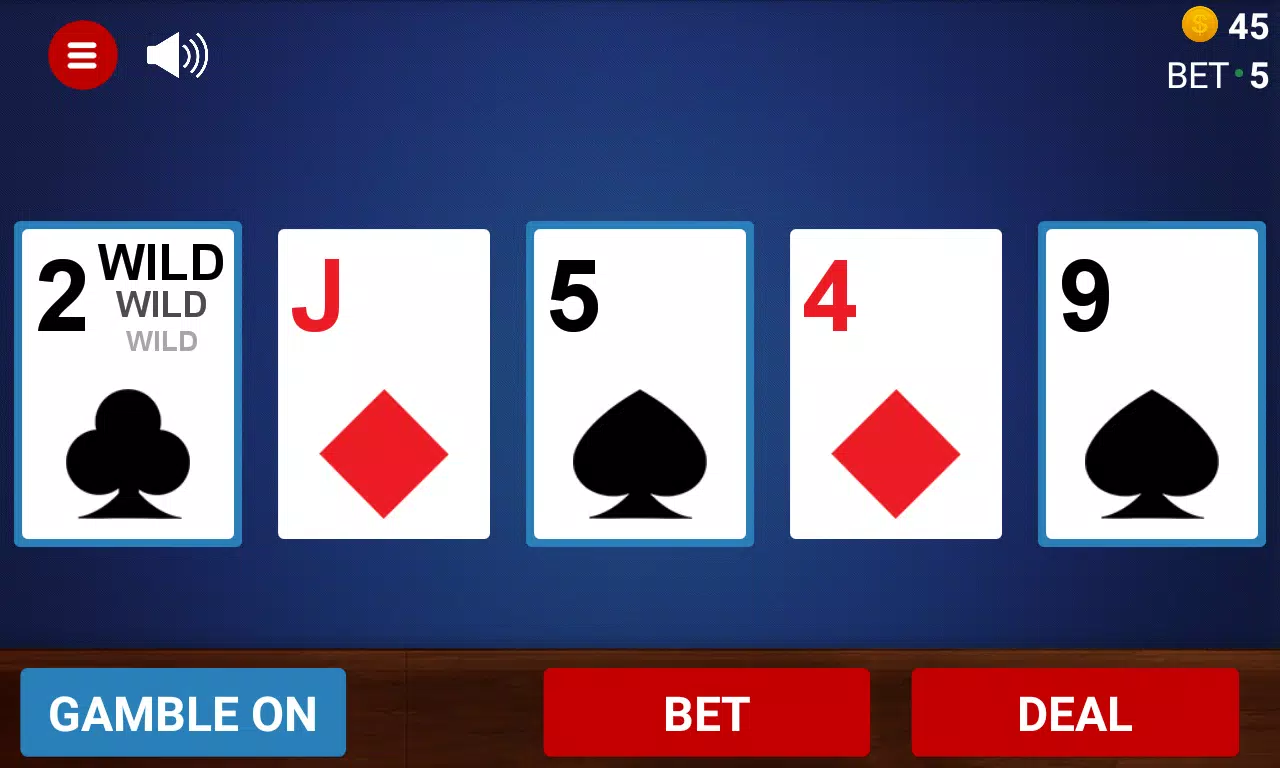 Deuces Wild-Casino Video Poker Ekran Görüntüsü 1