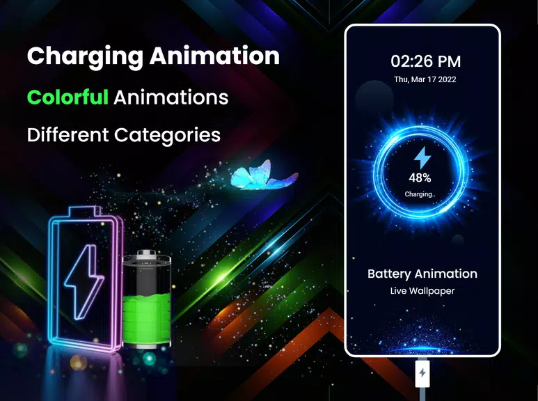 Ultra Fast Charging Animation Ảnh chụp màn hình 2