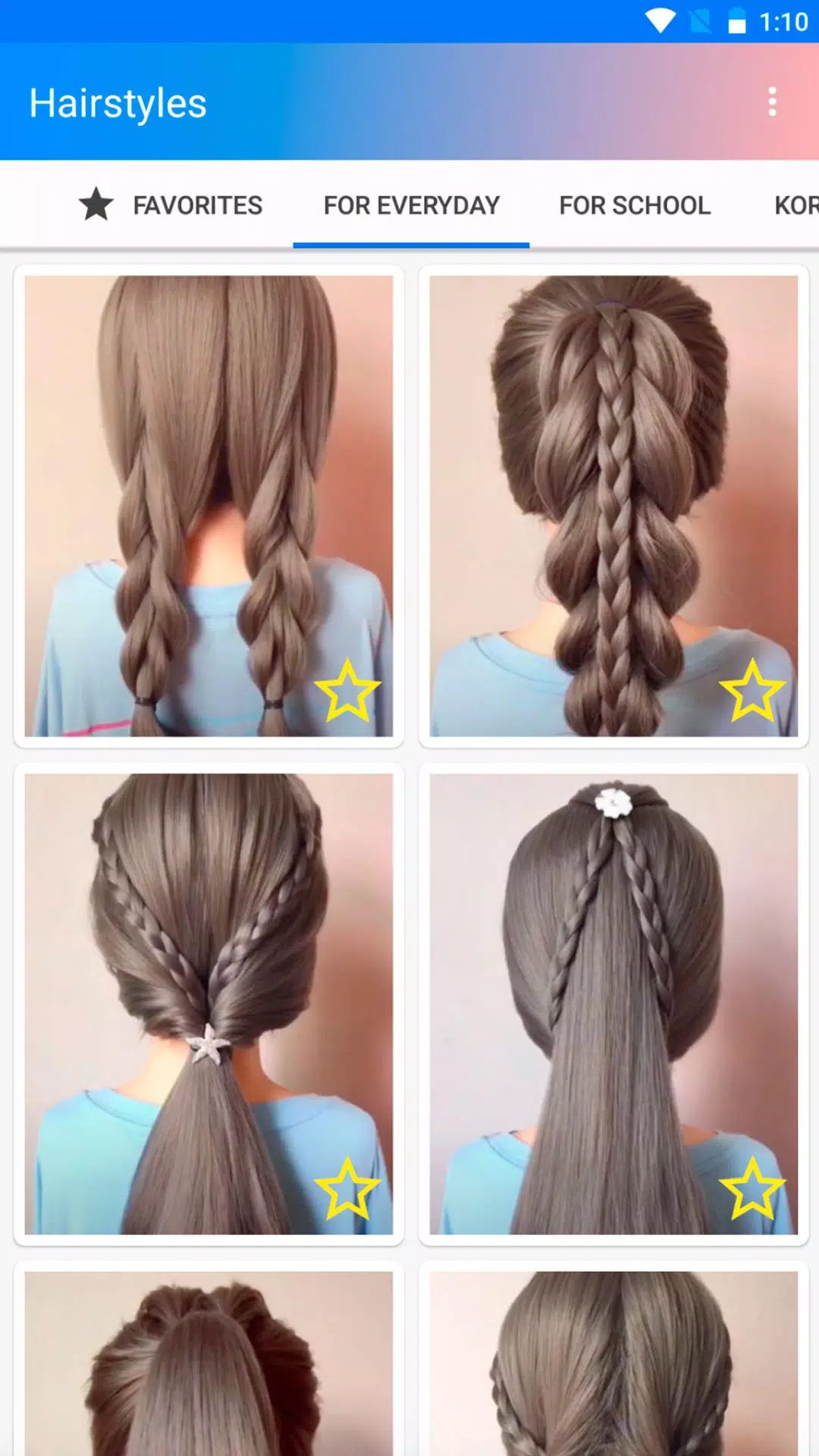 Easy hairstyles step by step Schermafbeelding 0