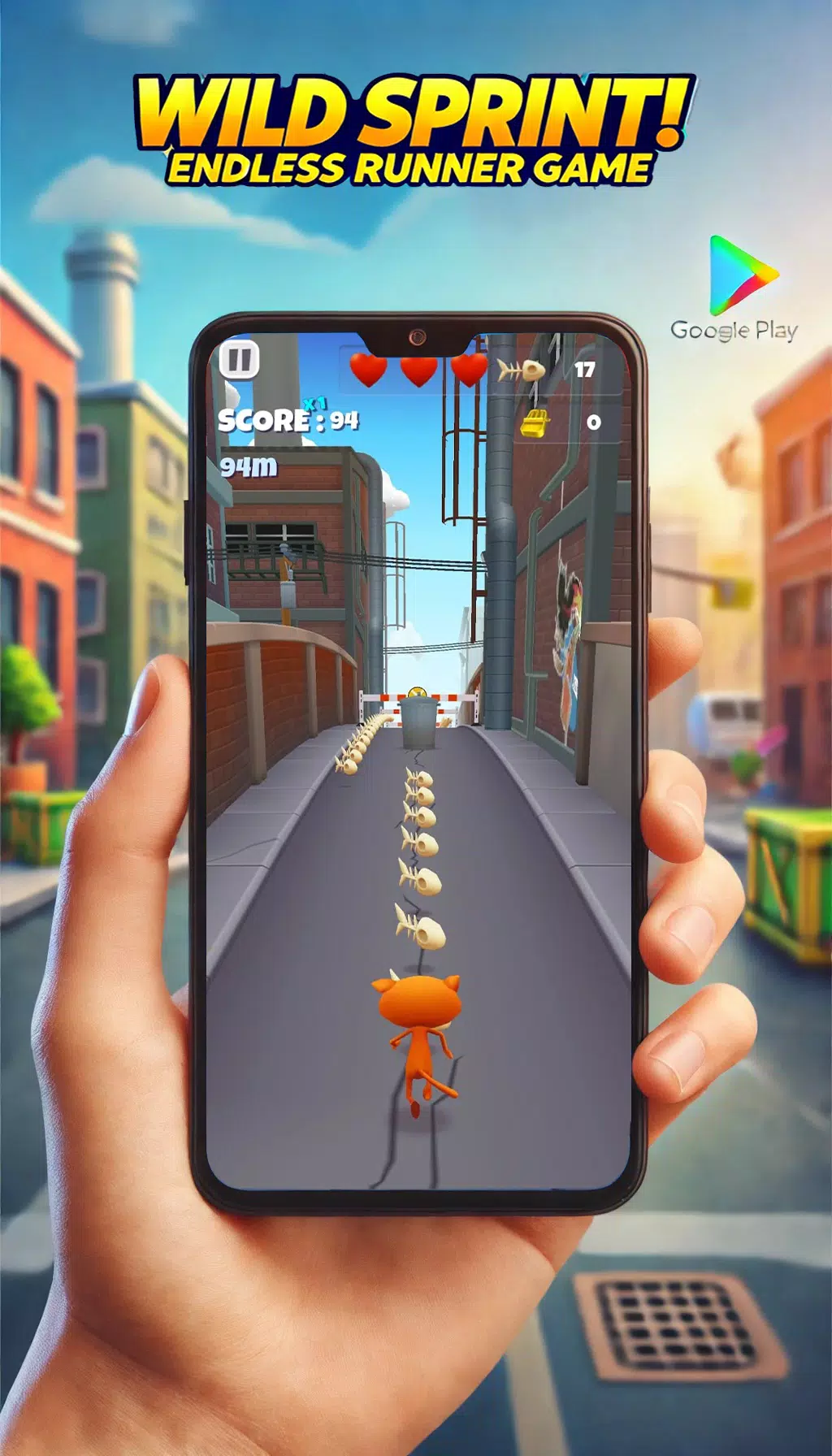 Wild Sprint: Endless Runner Ekran Görüntüsü 0