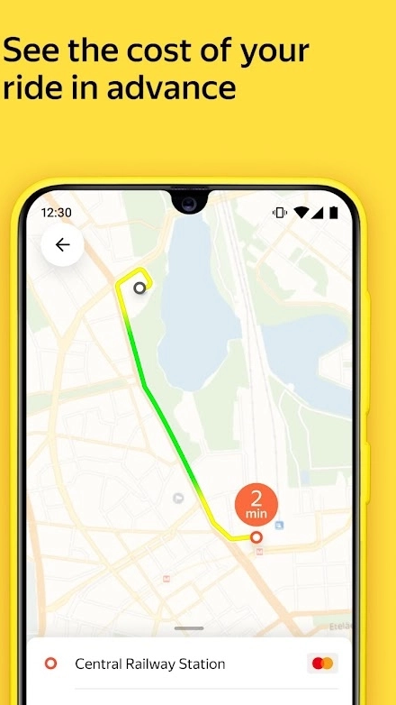 Yandex Go: taxi and delivery Screenshot 2