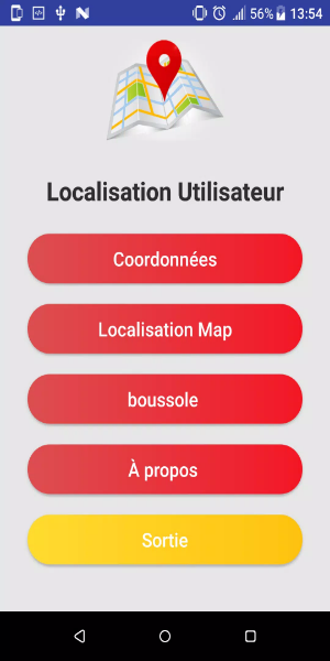 Géolocalisation ( Ma Position Actuelle ) Tangkapan skrin 1