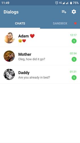 Fake Chat Messenger — TeleFake Zrzut ekranu 0