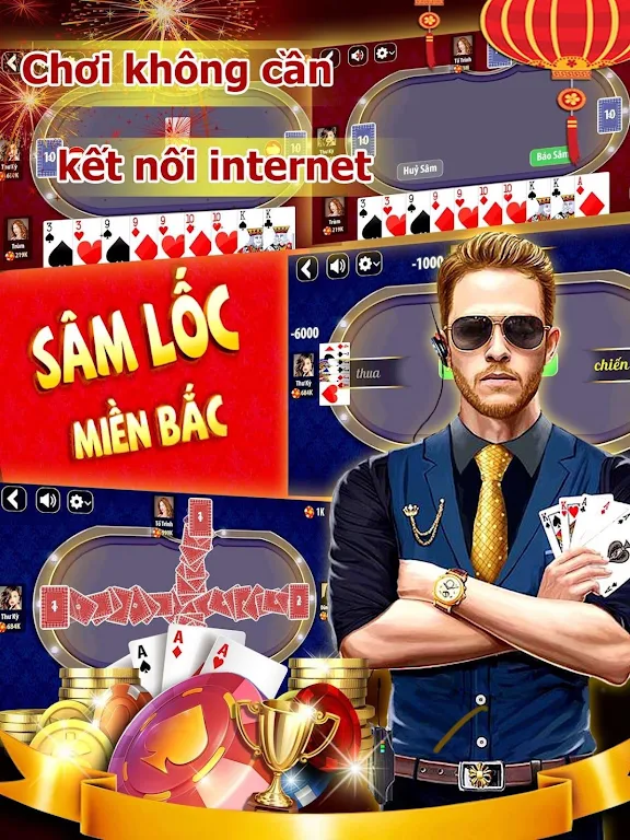 Bài sâm lốc offline - sam loc offline - xâm lốc 스크린샷 0