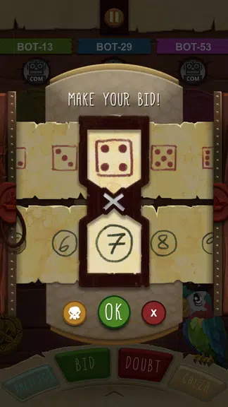 Pirate's Dice Captura de tela 1