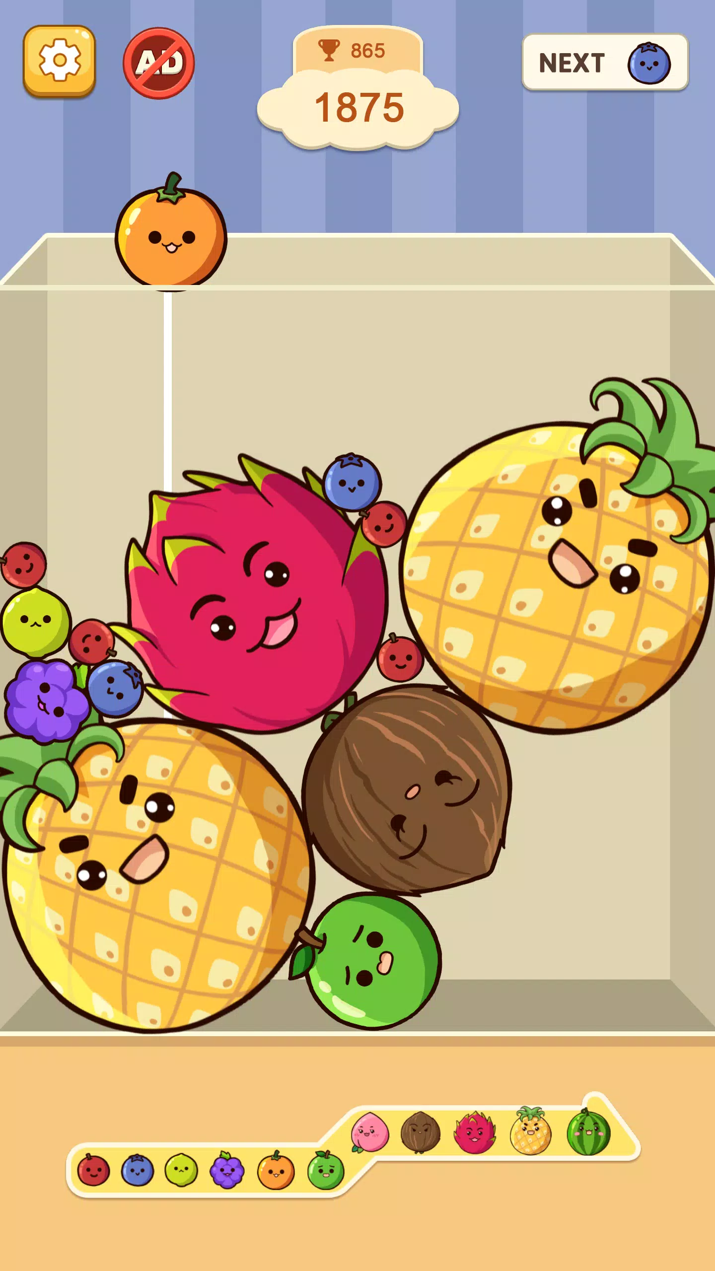 Fruit Merge: Juicy Drop Game Tangkapan skrin 3