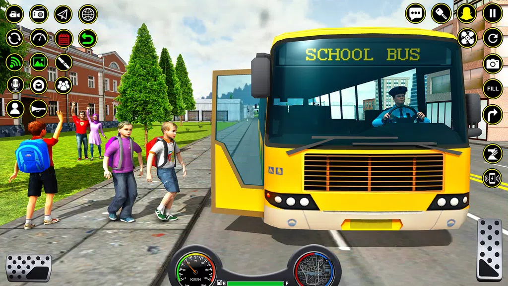 School Bus Coach Driver Games স্ক্রিনশট 1