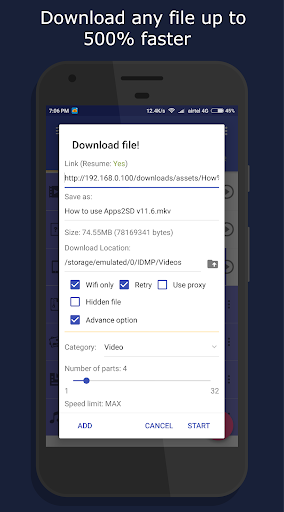 1DM Lite: Browser & Downloader ภาพหน้าจอ 0